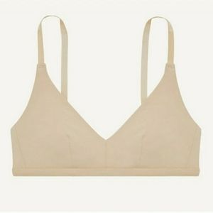 Knickey Organic Cotton Triangle Bra, NWOT, sz S